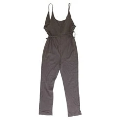 Spiritual Gangster Charcoal Solid Knotty Jumpsuit