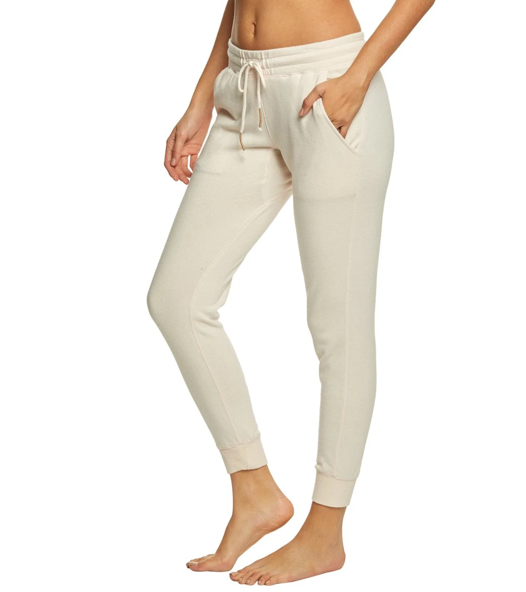 Spiritual Gangster Only Love Skinny Sweatpant Joggers Ballet Pink - Image 2