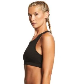 Spiritual Gangster Ballet Rib Bra Black