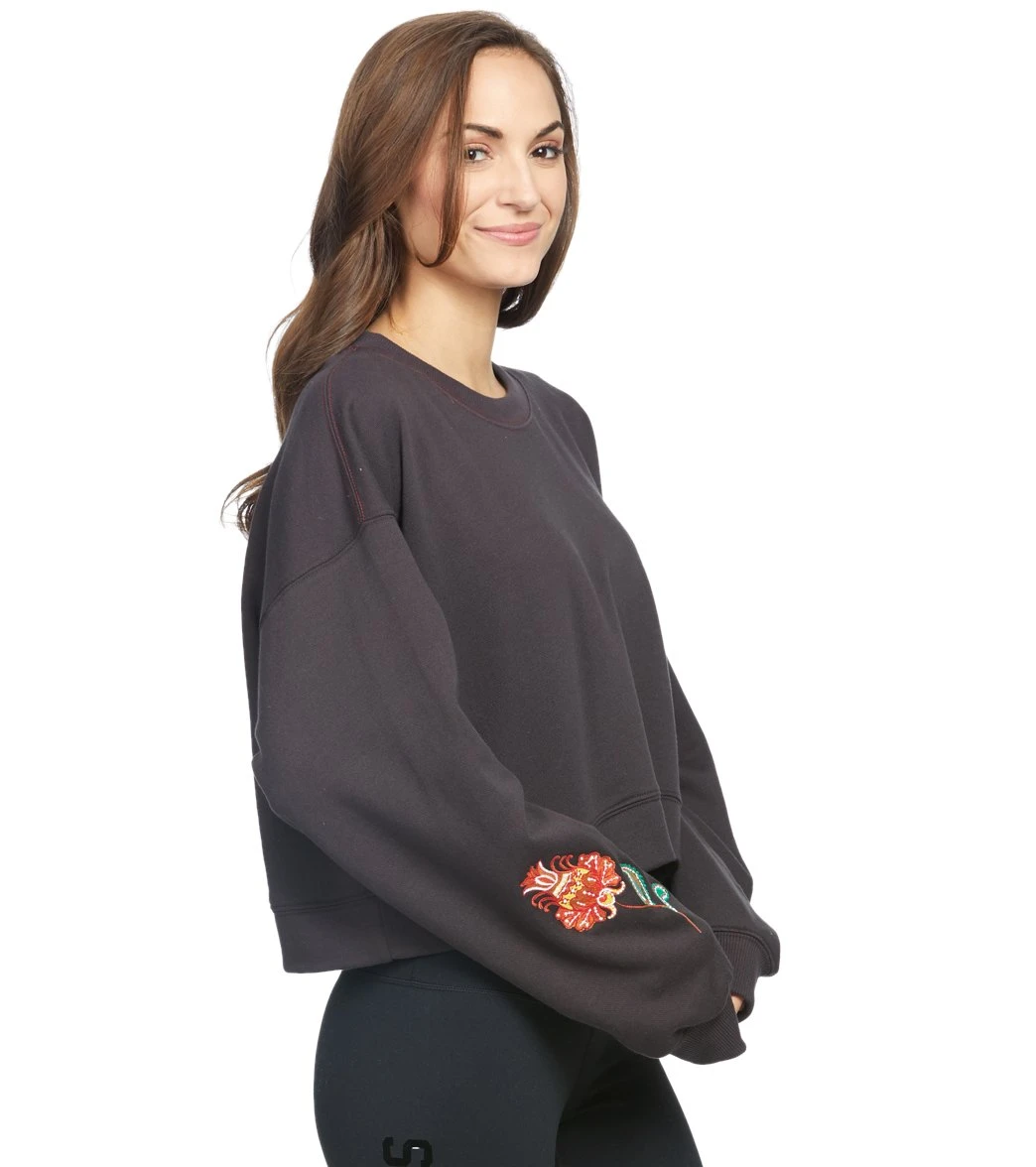 Spiritual Gangster We Billowed Crew Pullover Vintage Black - Image 2