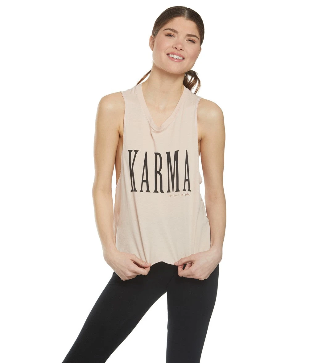 Spiritual Gangster Karma Surplice Back Swing Tank Beach - Image 3