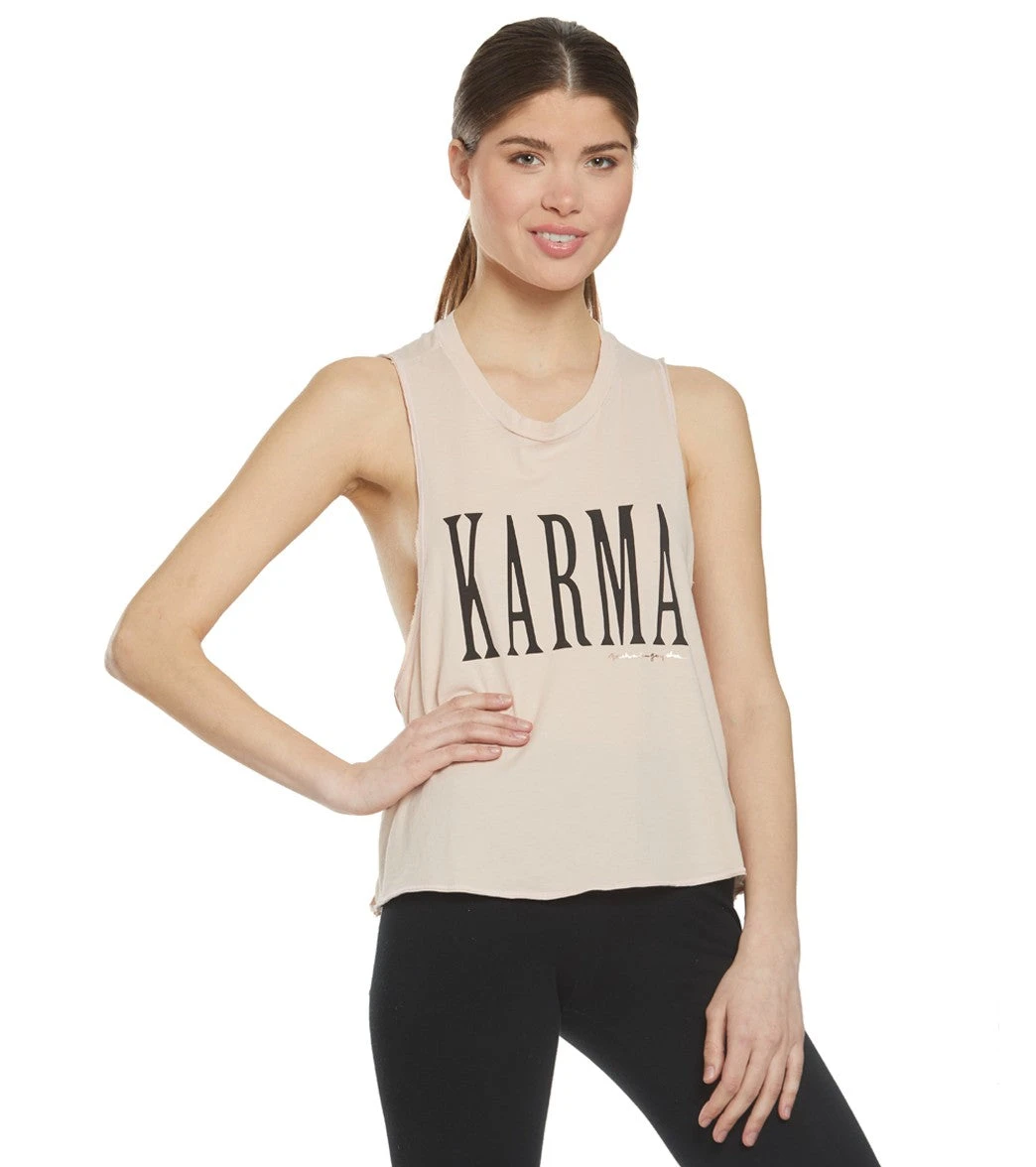 Spiritual Gangster Karma Surplice Back Swing Tank Beach - Image 5