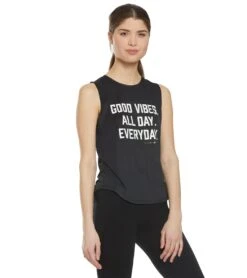 Spiritual Gangster Tech Muscle Tank Black