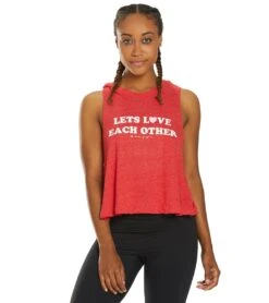 Spiritual Gangster Lets Love Crop Tank