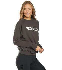 Spiritual Gangster Warrior Classic Crew Pullover Vintage Black