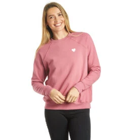 Spiritual Gangster Love Classic Crew Sweatshirt Sugar Plum