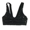 Spiritual Gangster Black Graphic Sports Bra