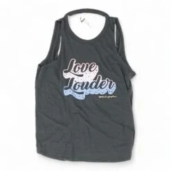Spiritual Gangster Charcoal Graphic Love Louder Tank