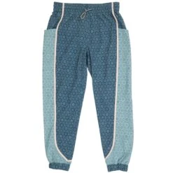 Spiritual Gangster Teal Floral Joggers Pants