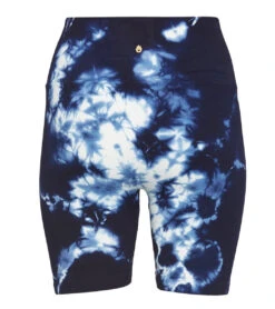 Spiritual Gangster Biker Shortie Indigo Tie Dye
