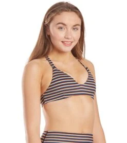Spiritual Gangster Electra Yoga Sports Bra Black Rainbow Stripe