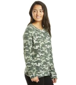 Spiritual Gangster Old School After Yoga Pullover Camo Print