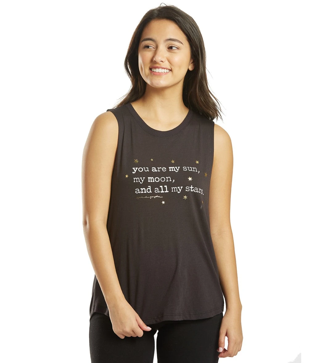 Spiritual Gangster Stars Muscle Yoga Tank - Image 6