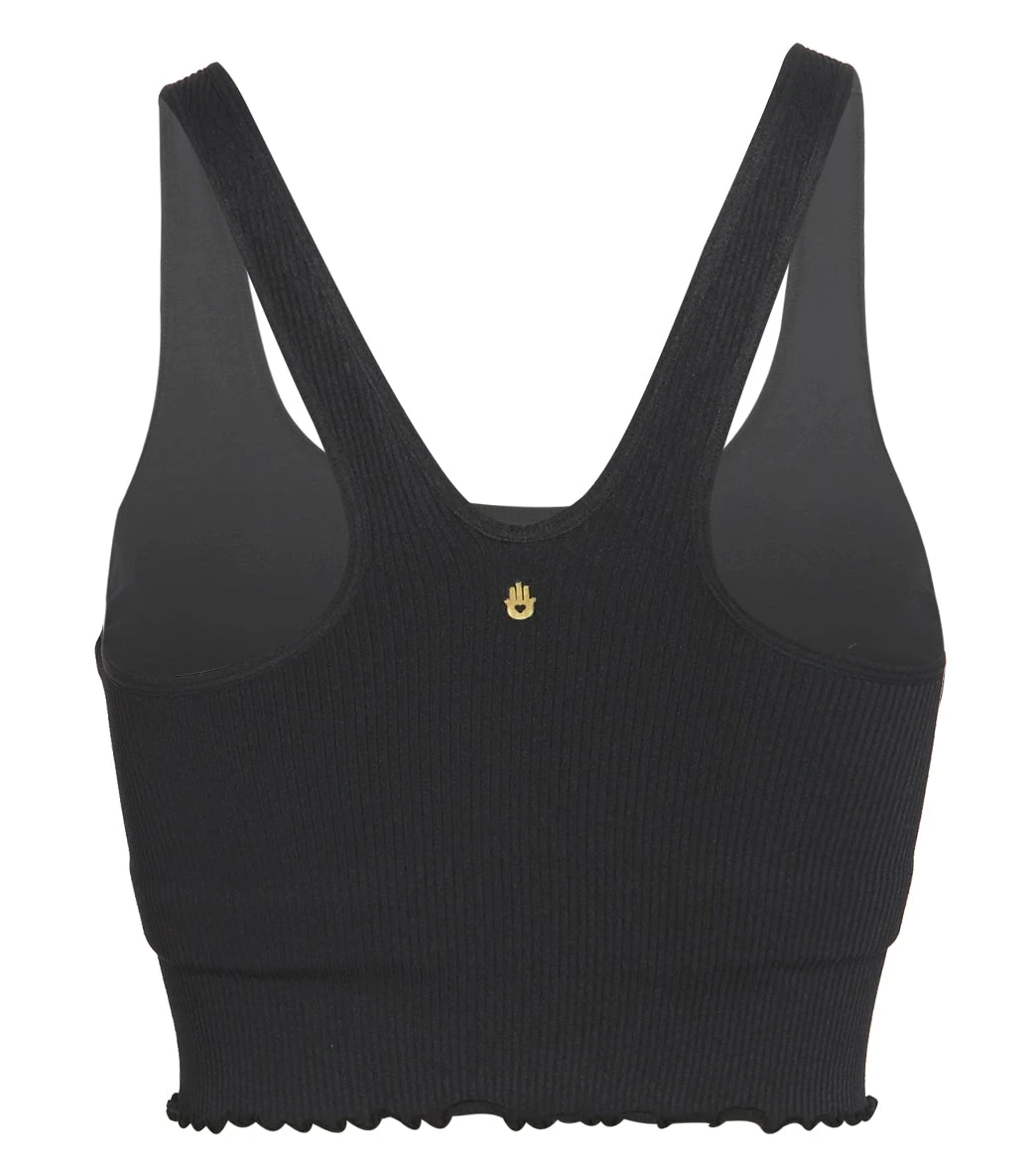 Spiritual Gangster Amor Crop Tank Black