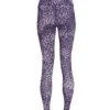 Spiritual Gangster Essential High Waisted Yoga Leggings Lavender Cheetah Print