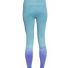 Spiritual Gangster Self Love Yoga Leggings Blue Purple Dip Dye