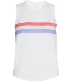 Spiritual Gangster Stripe Active Muscle Yoga Tank