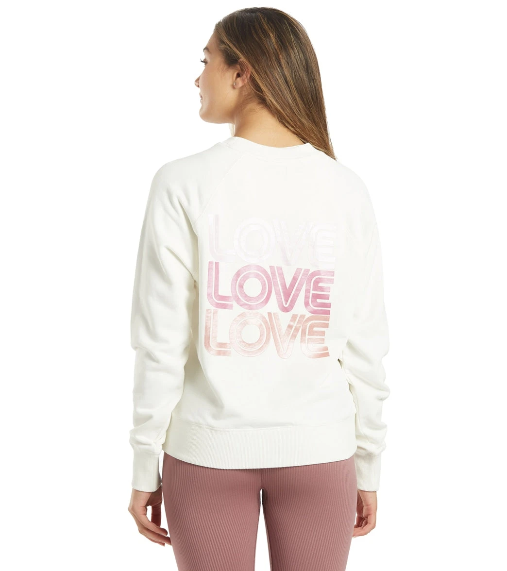Spiritual Gangster Love Classic Crew Sweatshirt - Image 3