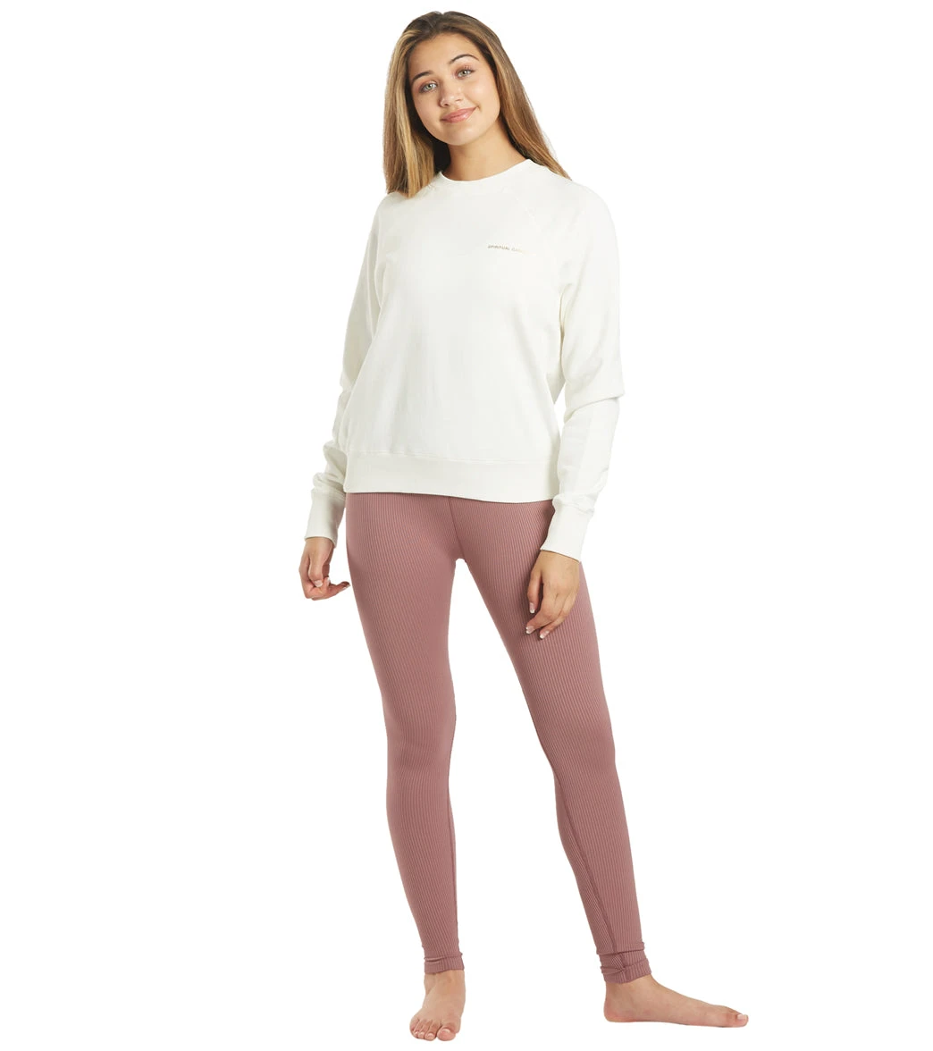 Spiritual Gangster Love Classic Crew Sweatshirt Cream - Image 3