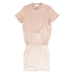 Spiritual Gangster Mauve Solid Open Back Mini Dress