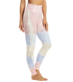 Spiritual Gangster Love Sculpt Yoga Leggings Seashell Tie Dye