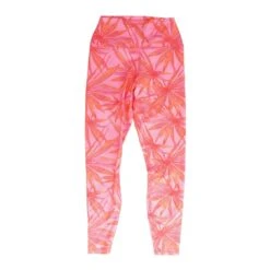 Spiritual Gangster Neon Pink Tropical Leggings