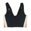 Spiritual Gangster Black Striped Shakti Sports Bra