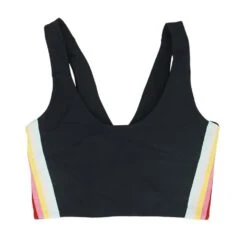 Spiritual Gangster Black Striped Shakti Sports Bra