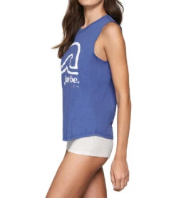 Spiritual Gangster Wave Muscle Tank Iris