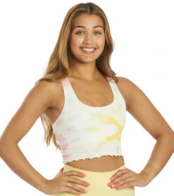 Spiritual Gangster Amor Crop Tank Sunny Daze Swirl