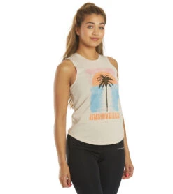 Spiritual Gangster Sunkissed Muscle Tank Almond