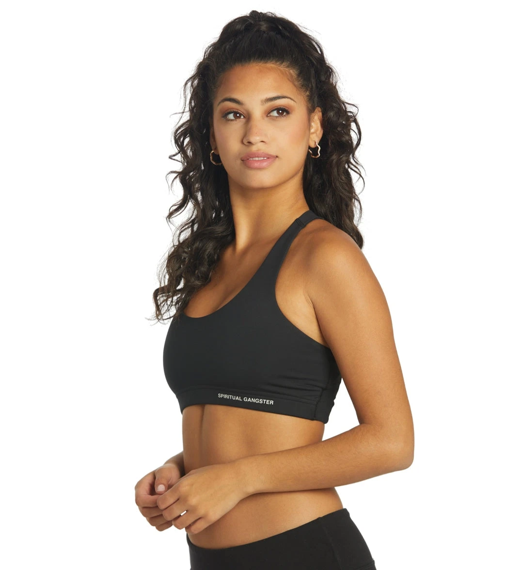 Spiritual Gangster Verve Sports Bra Black - Image 4