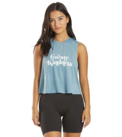 Spiritual Gangster Kindness Active Crop Tank