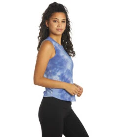 Spiritual Gangster Muscle Tank Wildflower Tie Dye