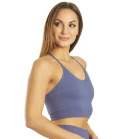 Spiritual Gangster Icon T-Back Sports Bra Eclipse