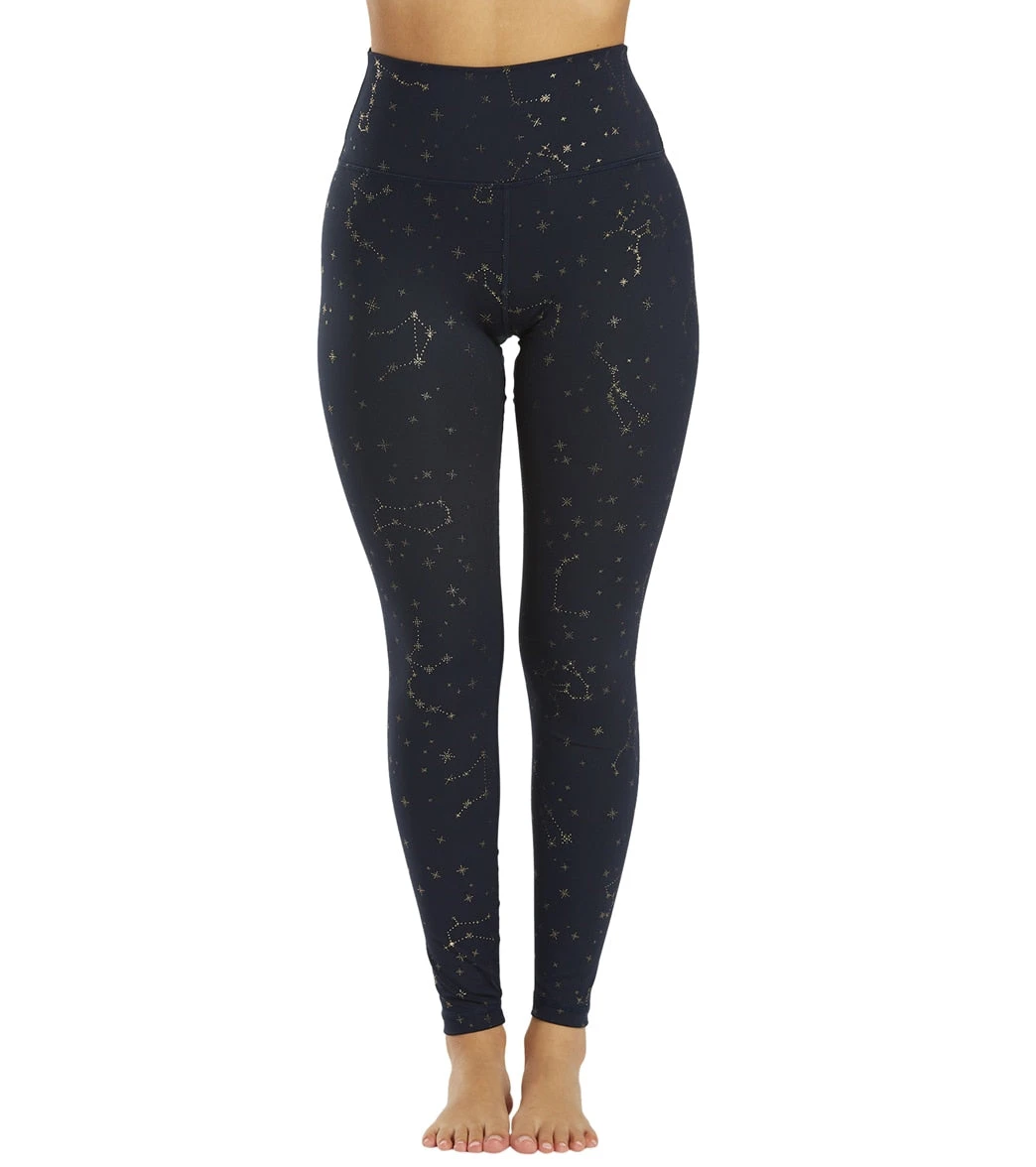 Spiritual Gangster SG Intent High WaiSteel Tie Dyed Legging Sapphire Zodiac Shimmer - Image 5