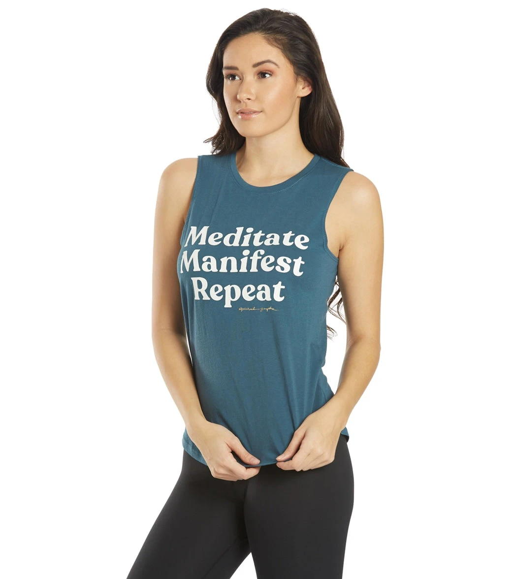 Spiritual Gangster Meditate Muscle Tank - Image 5