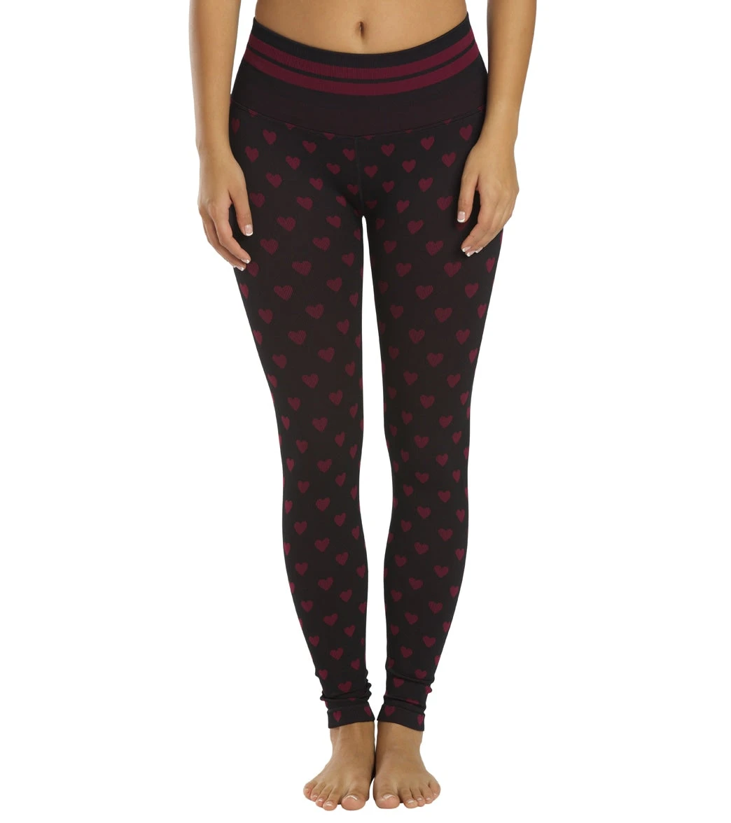 Spiritual Gangster Love Sculpt Jacquard Legging Rosaline Heart Print - Image 5