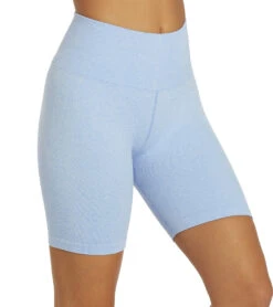 Spiritual Gangster Heather Biker Short Heather Blue Sky