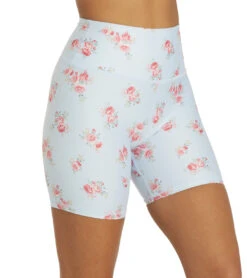 Spiritual Gangster SG Intent High Waisted Biker Short Floral Crush Print