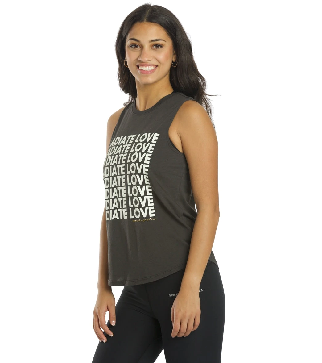 Spiritual Gangster Radiate Love Muscle Tank - Image 5