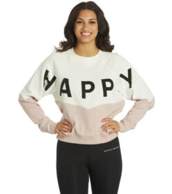 Spiritual Gangster Happy Bridget Raglan Pullover