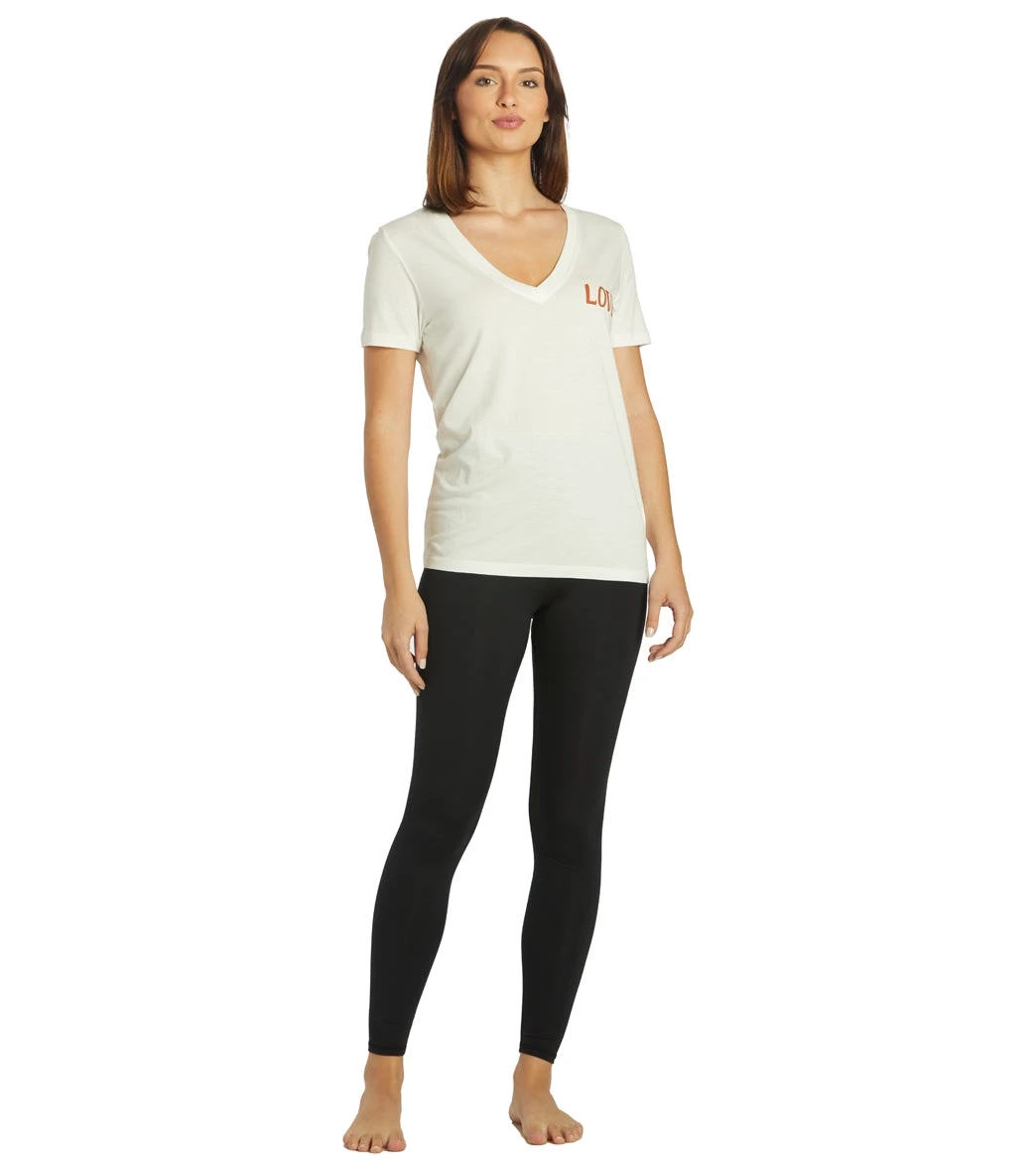 Spiritual Gangster Love V Neck Tee - Image 4