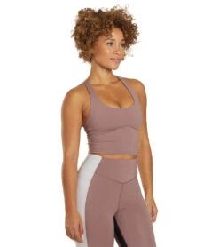 Spiritual Gangster Aura Dream Tech Eco Jersey Tank Rich Mauve