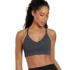 Spiritual Gangster Selene Seamless Heathered Triangle Bra