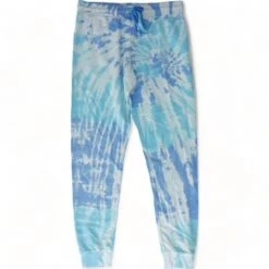 Spiritual Gangster Blue Tie Dye Muse Joggers Pants