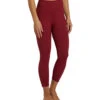 Spiritual Gangster Love Sculpt 7/8 Ruffle Legging Ruby