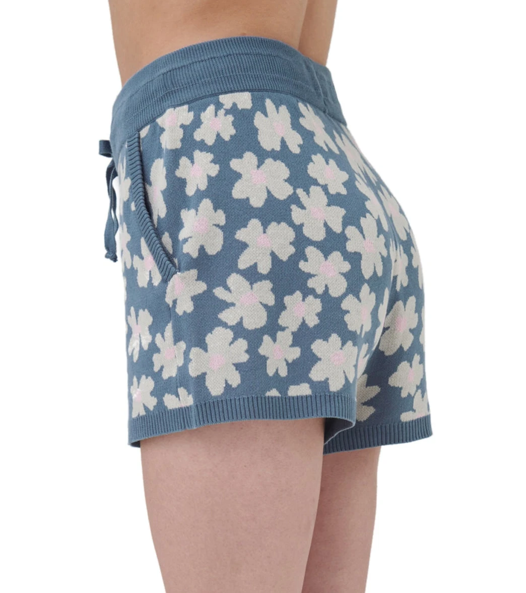 Spiritual Gangster Floral Jacquard Relaxed Short Coastal Floral