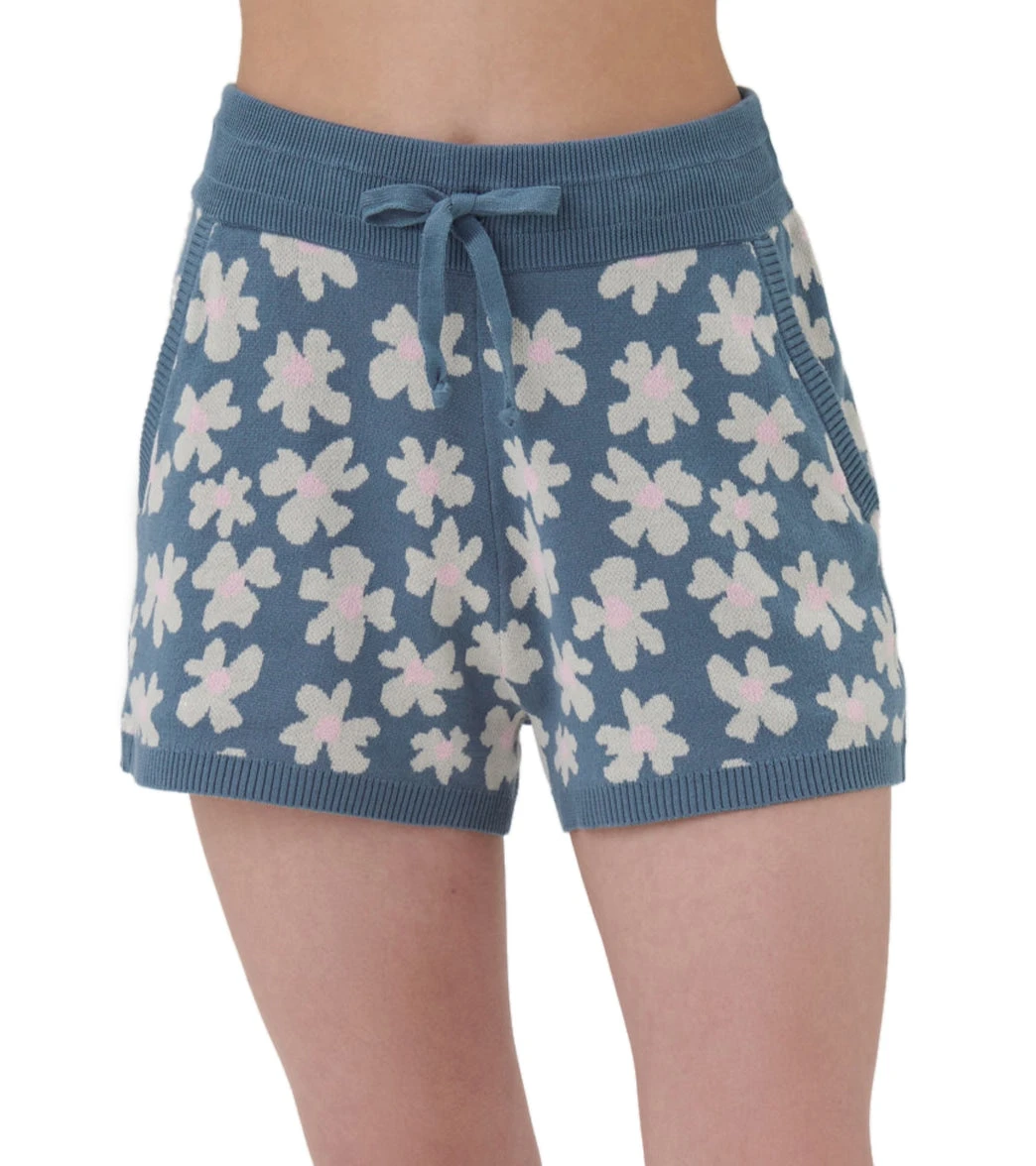 Spiritual Gangster Floral Jacquard Relaxed Short Coastal Floral - Image 3