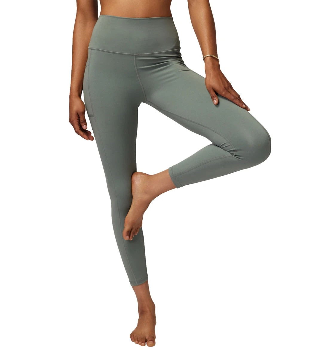 Spiritual Gangster Nova Dream Tech Eco Jersey 7/8 Legging Agave